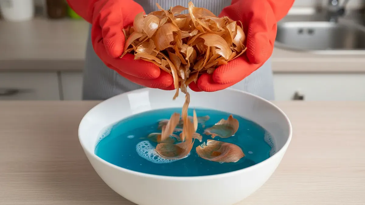 Cibulové slupky: skrytý poklad pro vaši domácnost