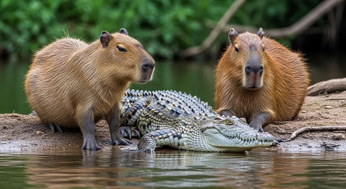 Proč krokodýli většinou nejí kapybary?