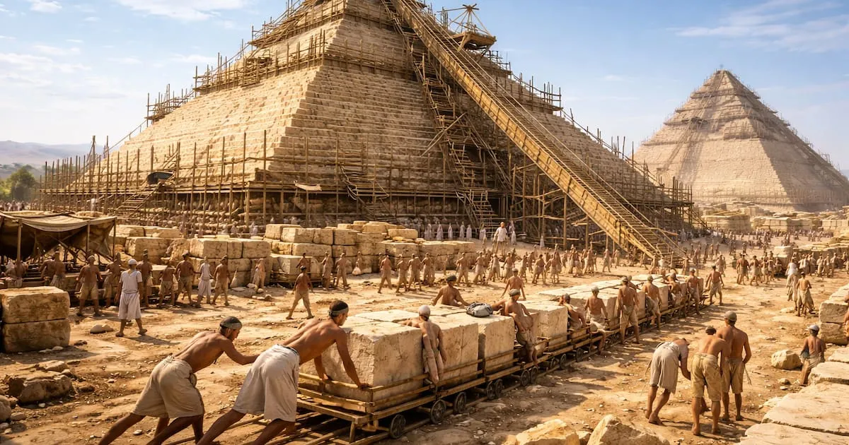 Starověké hydraulické systémy: nový pohled na stavbu egyptských pyramid