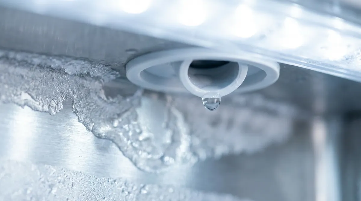 Proč ten odtok v mrazáku není k zahození