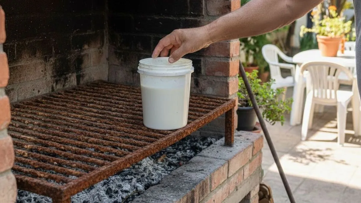 Rychlé obnovení zrezivělého grilovacího roštu za pár minut