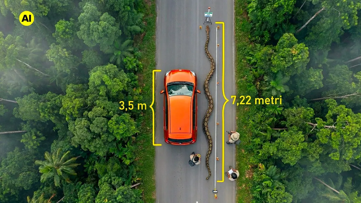 Rekordní piton nalezený na indonéském ostrově přepisuje historii